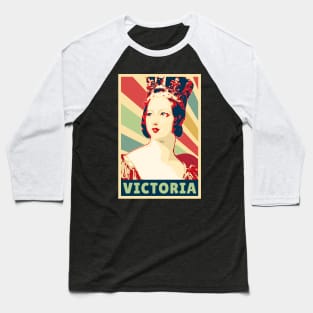 Victoria Queen Of England Vintage Colors Baseball T-Shirt